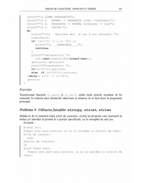 Bazele programării în C. Aplicații