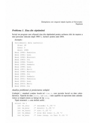 Bazele programării în C. Aplicații