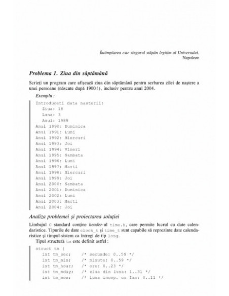 Bazele programării în C. Aplicații