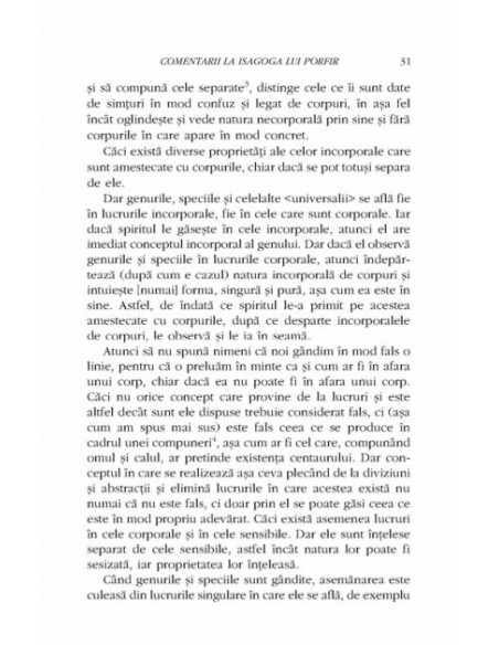 Comentarii la Porfir. Despre universalii împreuna cu fragmente corespondente din Porfir, Boethius și Ioan din Salisbury