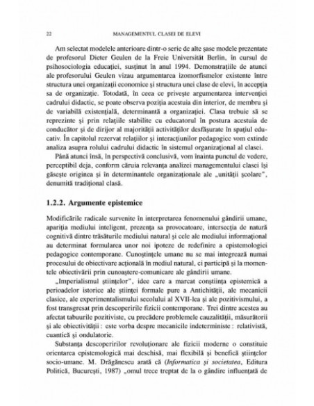 Managementul clasei de elevi. Aplicații pentru gestionarea situațiilor de criză educațională (ediția a II-a revăzută și adăugită)