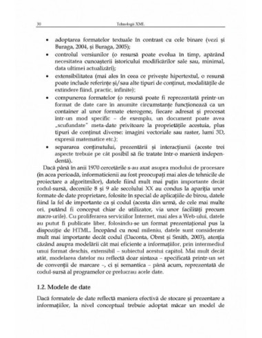 Tehnologii XML Tehnologii XML