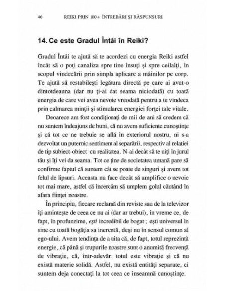 Reiki prin 100+ întrebări și răspunsuri