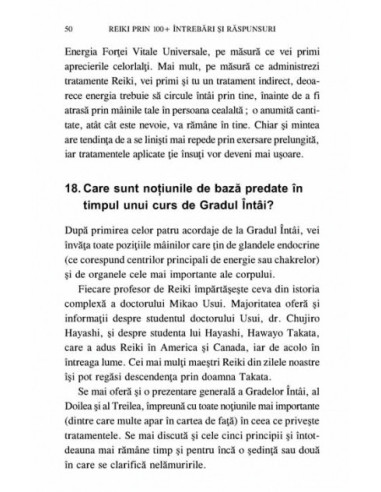 Reiki prin 100+ întrebări și răspunsuri