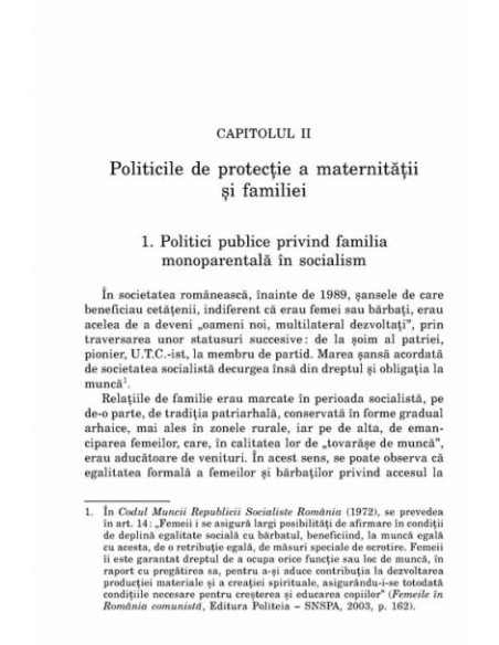 Familia monoparentală. O abordare politică (ediția a II-a revăzută)