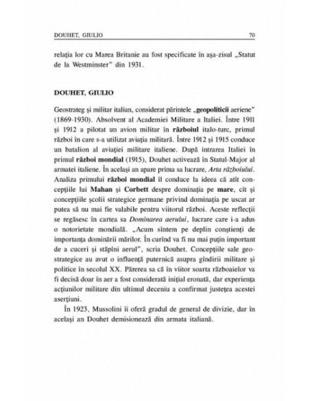 Dicţionar de geopolitică