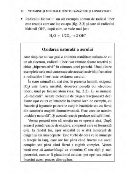 Vitamine şi minerale pentru sănătate şi longevitate. Antioxidanţii