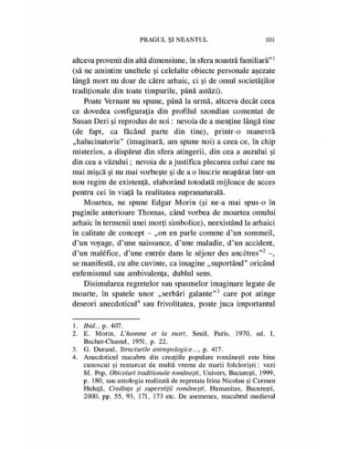 Pragul şi neantul. Încercări de... Pragul şi neantul. Încercări de...