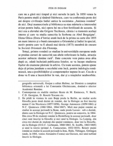 Iter in Indiam. Imagini şi miraje indiene în drumul culturii române spre Occident