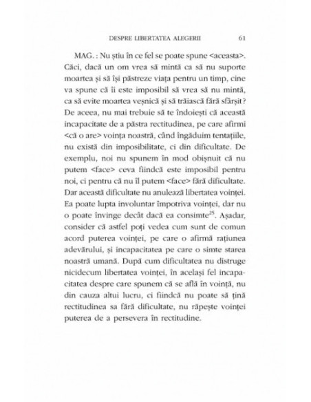 Despre libertatea alegerii (ediție bilingvă)