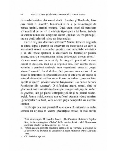 Gnosticism şi gîndire modernă: Hans...