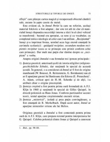 Gnosticism şi gîndire modernă: Hans...