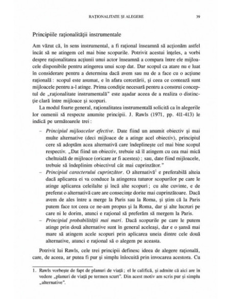 Fundamentele politicii. Vol I. Preferințe și alegeri colective