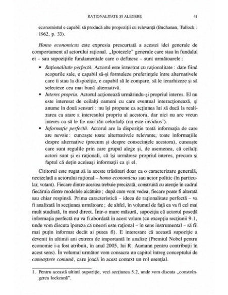 Fundamentele politicii. Vol I. Preferințe și alegeri colective