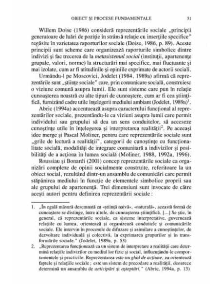 Reprezentări sociale (ediția a II-a revăzută)