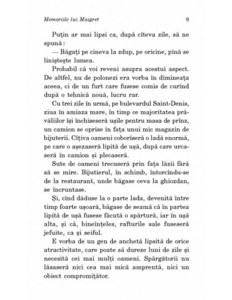 Memoriile lui Maigret