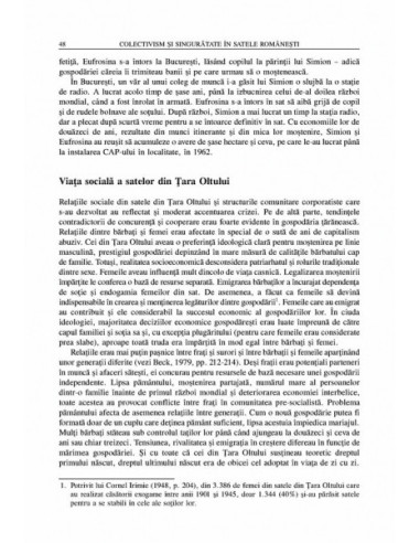 Colectivism și singurătate în satele... Colectivism și singurătate în satele...