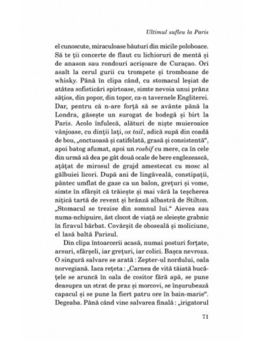 Ultimul sufleu la Paris. 69 de rețete...