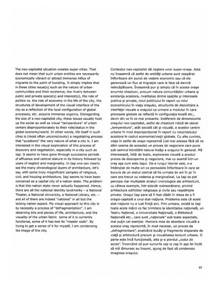 Periferic 7. Focussing Iași / Social Processes