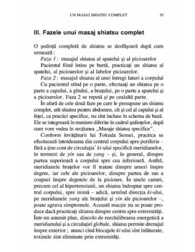 Shiatsu – Calea echilibrului. Masaj...