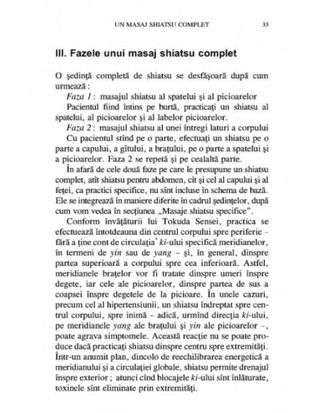 Shiatsu – Calea echilibrului. Masaj pentru prevenirea îmbolnăvirii și întreținerea sănătății