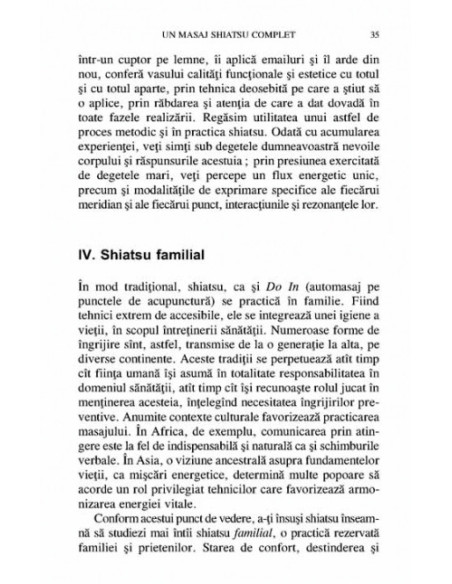 Shiatsu – Calea echilibrului. Masaj pentru prevenirea îmbolnăvirii și întreținerea sănătății