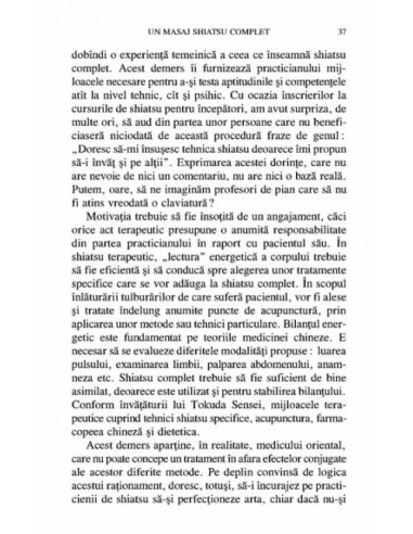 Shiatsu – Calea echilibrului. Masaj...