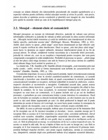 Comunicarea eficientă. Metode de interacțiune educațională 