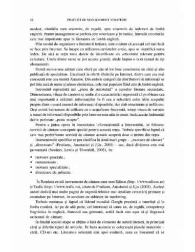 Practici de management strategic.... Practici de management strategic....