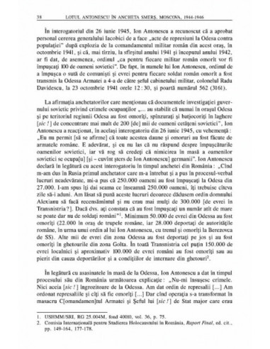 Lotul Antonescu în ancheta SMERS,... Lotul Antonescu în ancheta SMERS,...