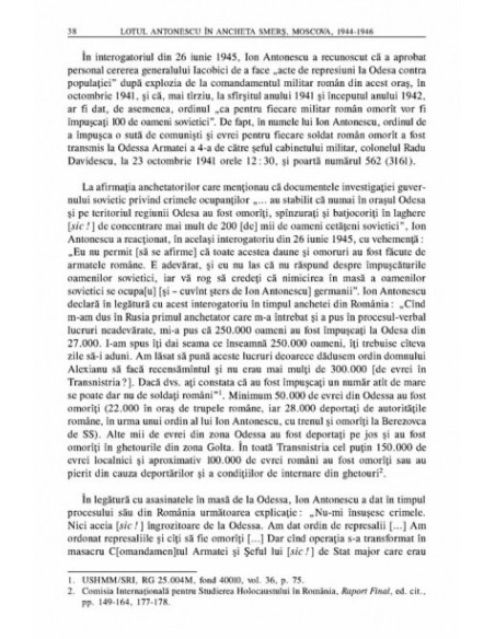Lotul Antonescu în ancheta SMERS, Moscova, 1944-1946. Documente din arhiva FSB