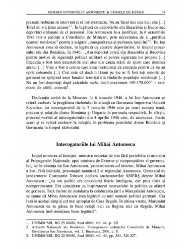 Lotul Antonescu în ancheta SMERS,... Lotul Antonescu în ancheta SMERS,...