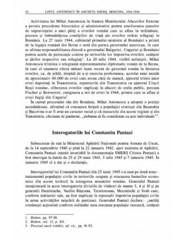 Lotul Antonescu în ancheta SMERS,... Lotul Antonescu în ancheta SMERS,...