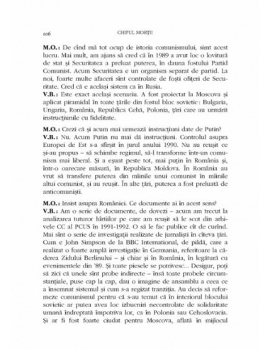 Chipul morții: dialog cu Vladimir...