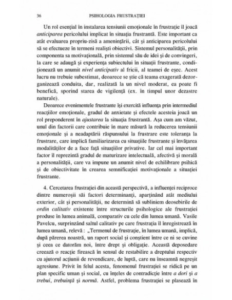 Psihologia frustrației (ediția a II-a, revăzută și adăugită)