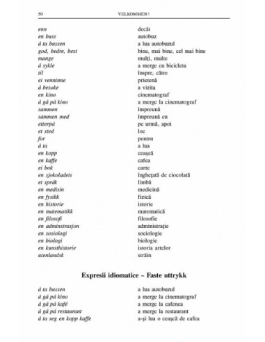 Velkommen! Manual de conversație în...