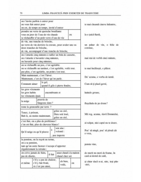 Limba franceză prin exerciții de traducere