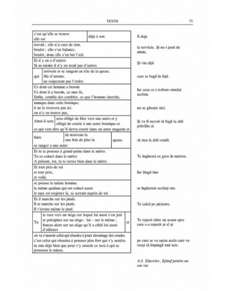 Limba franceză prin exerciții de traducere