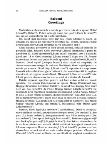 Engleza pentru Marea Britanie