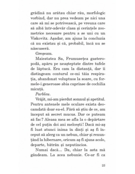 Eşti un animal, Viskovitz