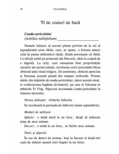 Ceaiurile. 70 de plante pentru...