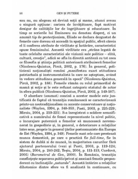 Gen și putere. Partea leului în politica românească