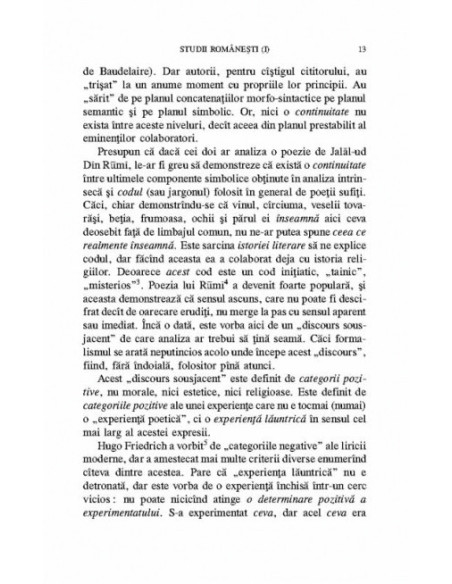 Studii româneşti I. Fantasmele nihilismului