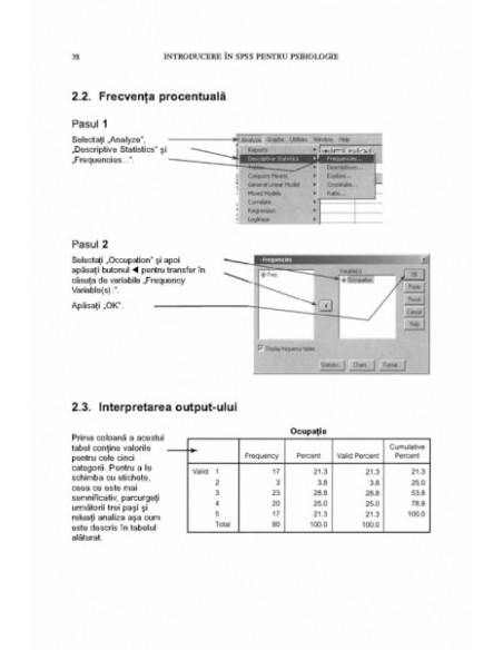 Introducere în SPSS pentru psihologie. Versiunile SPSS 10, 11, 12 si 13