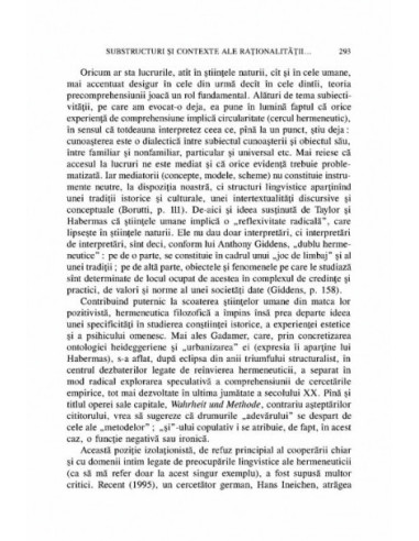 Interpretare și raționalitate