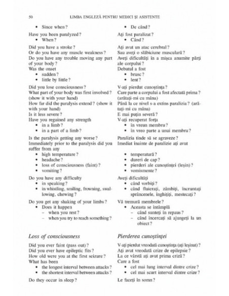 Limba engleză pentru medici și asistente