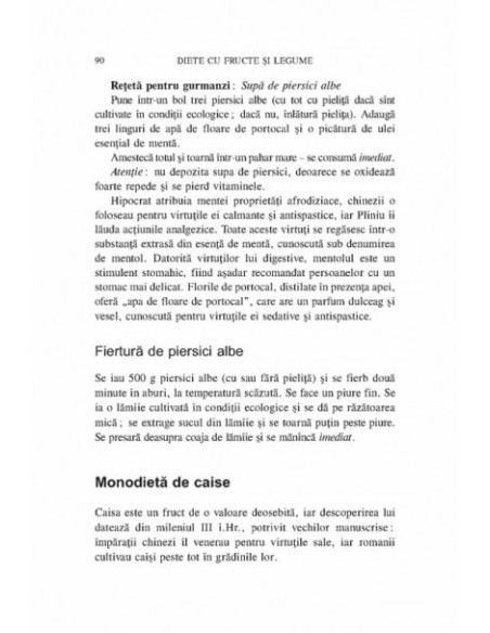 Diete cu fructe si legume pentru eliminarea toxinelor