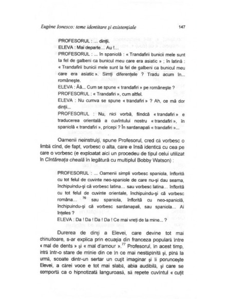 Eugene Ionesco: teme identitare și existențiale