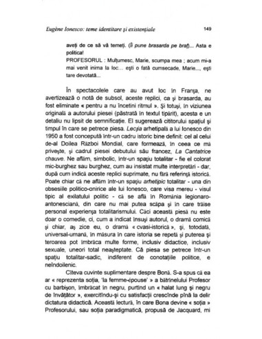 Eugene Ionesco: teme identitare și...
