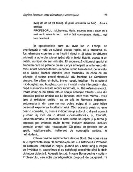 Eugene Ionesco: teme identitare și existențiale